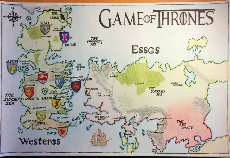 Game of Thrones Map: Key Locations Explained